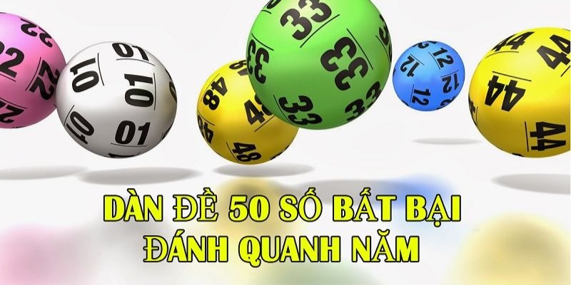 Tạo dàn đề 50 số dựa trên tổng đề